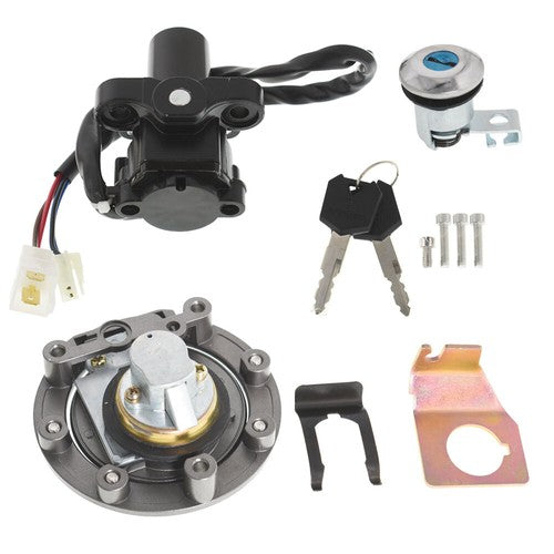 DURAFORCE Ignition Switch Lock Set Gas Cap & Key For Yamaha YZF R1 04-15 R6 06-15 USA