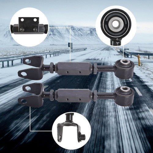 DURAFORCE Rear Upper Adjustable Control Arm LH & RH Pair Kit Fit For Honda Element 02-11