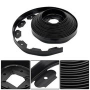 DURAFORCE 40FT Garden Edge Lawn Grass Stone Isolation Strip 16pcs Anchoring Spik US