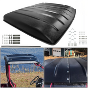 DURAFORCE FOR 2005-2023 KAWASAKI MULE 610 600 SX 4X4 BLACK HARD TOP ROOF KAF600-005B