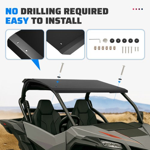 Aluminum Roof Top Shading Cover for CFMOTO ZForce 950 1000 HO Sport 20-2024