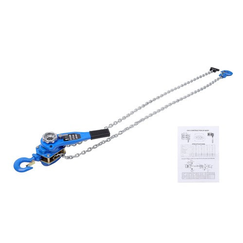 DURAFORCE 1650lbs Trigger Hoist 10ft Lifting Height G80 galvanized manganese steel φ5mm