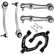DURAFORCE 6pcs Front Lower & Upper Control Arm with Ball Joint for Tesla Model S 2012-2021