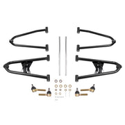 DURAFORCE For Arctic Cat 400 2005-2008 Black + Silvery Steel Front Left and Right A Arm