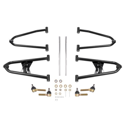 DURAFORCE For Arctic Cat 400 2005-2008 Black + Silvery Steel Front Left and Right A Arm