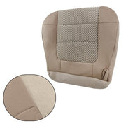 DURAFORCE Brown Two-Tone/Fabric Driver Bottom Seat Cover Suit For Ford F150 XLT 2000-2003