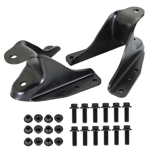 DURAFORCE 2Pcs Rear Leaf Spring Forward Shackle Bracket Hanger For 83-97 Ford F-250 F-350