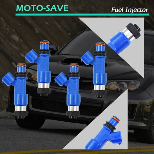 DURAFORCE 4x Dark Blue 560cc Fuel Injector For Subaru WRX / STI 16611-AA720 2.5L