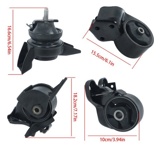 DURAFORCE Engine Motor & Transmission Mount 4pcs For Kia Spectra 2.0L 2007-2009 Auto Trans