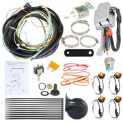 DURAFORCE For Polaris Can Am Honda US LED Turn Signal Light Kit Column Turn Switch