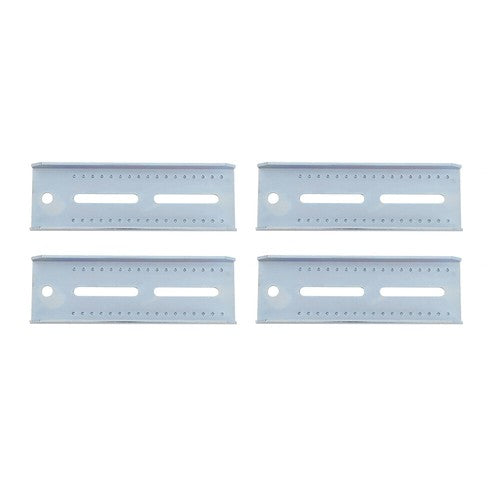 DURAFORCE (4) 8" Galvanized Swivel Top Bunk Bracket Kit with Hardware for Boat Trailer 2×3