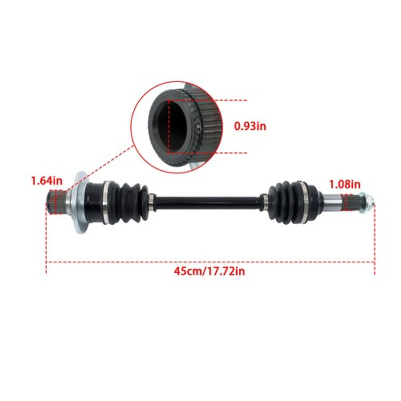 DURAFORCE For Yamaha Grizzly 660 2003-08 Rear LH CV Axles Drive Shaft 5KM-2530U-13-00 ATV