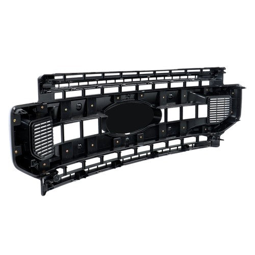 DURAFORCE Front Upper Grille Grill Suit For Ford F250 XL/XLT 2020 2021 2022 Chrome Plastic