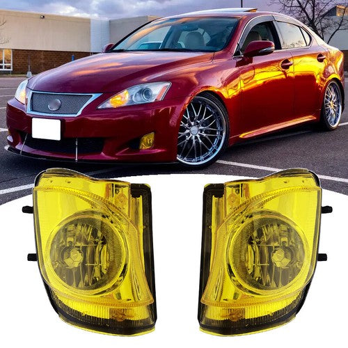 DURAFORCE Fit 2006 2007 2008 2009 2010 Lexus IS250 IS350 Bumper Fog Lights Lamps LH RH