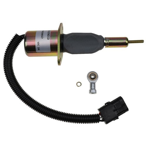 DURAFORCE 24V Fuel Stop Solenoid 87420951 for CASE 721B 721C 1850K 1850K-LGP 1850K-LT