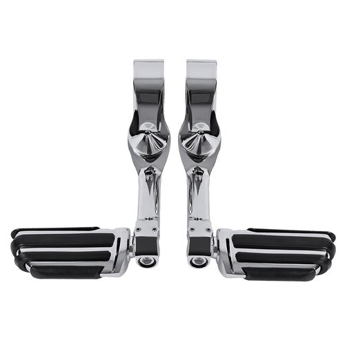 Long Highway Foot Pegs Fit for Harley Touring Road King Street Glide 1 1-4 Bars