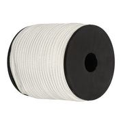 DURAFORCE 1/4 Inch 250ft White Nylon Solid Braid Rope Abrasion Resistance High UV