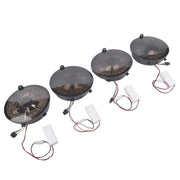 DURAFORCE 4Pcs LED Brake Tail Lights Black Fits for Chevrolet Corvette C6 Coupe 2005-2013