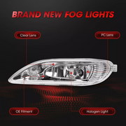 DURAFORCE Clear Fog Light for Toyota Corolla 2005-2008 for Toyota Camry 2002 2003 2004
