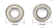DURAFORCE Front Wheel Bearings & Seal Kit For Yamaha Golf Cart G2/G6/G8/G9/G14/G16/G22/G29