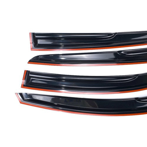 DURAFORCE Fits for NISSAN VERSA 12-16 Side Window Visor Sun Rain Deflector Guard Thickened