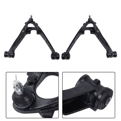 DURAFORCE 14pc For GMC Sierra 1500 2007-2013 Front Upper Lower Control Arms Wheel Hub 4WD