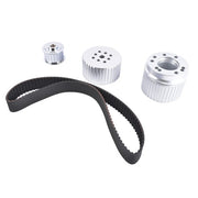 DURAFORCE Billet Aluminum Gilmer Belt Drive Pulley Kit for Chevy BBC 396 427 454 SWP/LWP