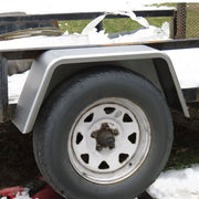DURAFORCE Square Trailer Fenders For 14"-16" Wheels For Car Hauler Cargo Utility Trailer