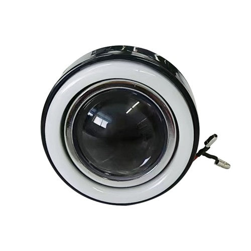 DURAFORCE Fit 2016-2021 Honda Civic Blue LED DRL Projector Angel Eye Halo Fog Lights Lamps