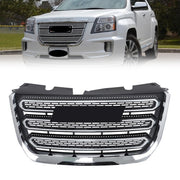 DURAFORCE New Chrome Plastic Front Upper Bumper Grille Fit For GMC Terrain SLT 2016 2017