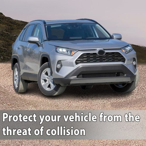 Front Plus Rear Bumper Skid Plate Valance Lower Cover For Toyota RAV4 2019 To 23 Silver