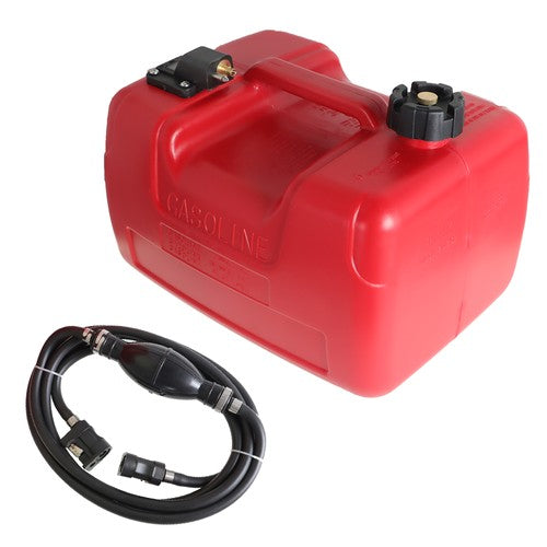 DURAFORCE New 3 Gallon 12L Boat Fuel Tank Marine Outboard Motor Fuel Tank w/Connector US