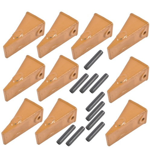 DURAFORCE X156 X156S Dirt Teeth Bucket Teeth/Tooth with P156 Roll Pins 10PCS Alloy Steel