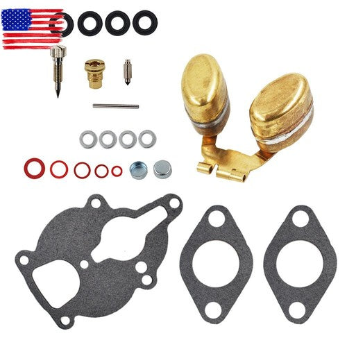 DURAFORCE Carburetor Kit & Float For Zenith Wisconsin Engine VH4D VHD TJD Replaces LQ39