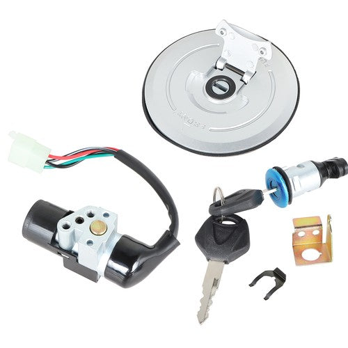 DURAFORCE Ignition Switch Fuel Gas Cap Lock Key Set For Honda Grom 125 AC MSX125 2014-2015