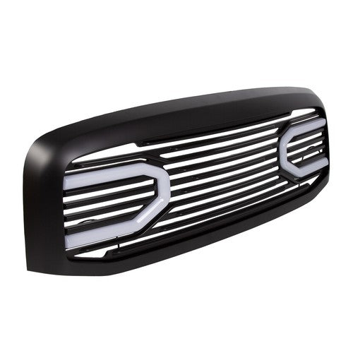 Front Hood Black Grille Shell Light for Dodge RAM 2500 3500 1500 2006-2009