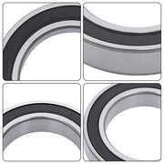 DURAFORCE 10Pcs 6908-2RS Bearings 40×62×12mm Double Rubber Seals Deep Groove Ball Bearing