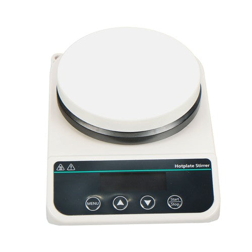 DURAFORCE Digital Display Magnetic Hotplate Stirrer with Bracket Temp Probe Temp 310℃ 3L