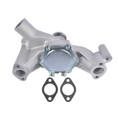 DURAFORCE High-volume Aluminum Long Water Pump Satin Finish for Chevy BBC 396 402 454 502