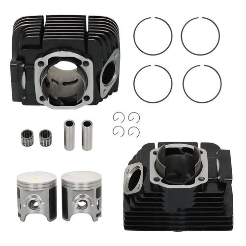 DURAFORCE Fit For Yamaha Rd350 1973-1975 Cylinder Rebuild Kit Pistons Rings Pins
