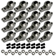 DURAFORCE Steel Roller Tip Rocker Arm Set w/Nuts & Balls for Chevy BBC 454 1.7 Ratio 7/16"