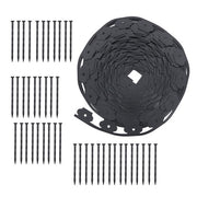 DURAFORCE No-Dig Garden Edge Lawn Border L-shaped Landscape Edging Border Kit 90 FT