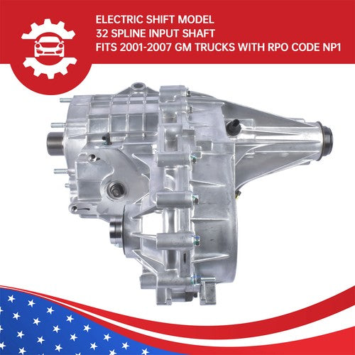 DURAFORCE NP263HD Aluminum Transfer Case for Chevrolet Trucks with Updated Rear Case Half