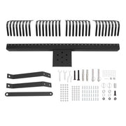 DURAFORCE 3 Point Landscape Rake 60" 5 FT For Cat 1 Tractor Loader Hookup 360° Rotation