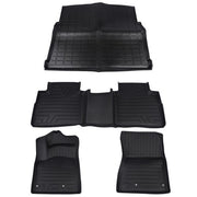 DURAFORCE TPE Rubber All Weather Protection Floor Liners for Nissan Rogue 21-26 Not Sport