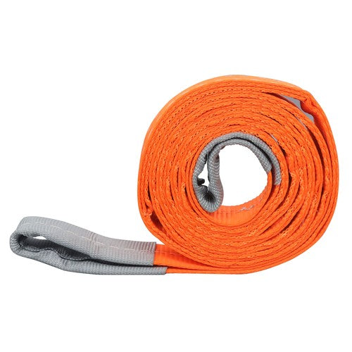 DURAFORCE 2 PCS Polyester Rigging Straps 2" x 10' 18800lbs Capacity Lifting Sling Straps