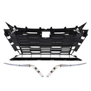 DURAFORCE Front Bumper Upper Grille Chrome Molding for 2023-2024 for Nissan Altima SV