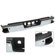 DURAFORCE Chrome Rear Step Bumper Assembly For Chevy Silverado GMC Sierra 1500 2014-2018