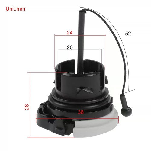 DURAFORCE Chainsaw Gas Fuel Oil Tank Cap Vent Hose Fit For Stihl 029 MS290 MS310 039 MS390