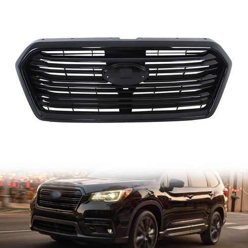 DURAFORCE For Subaru Ascent 2019-2022 Gloss Black Plastic Front Upper Center Mesh Grille
